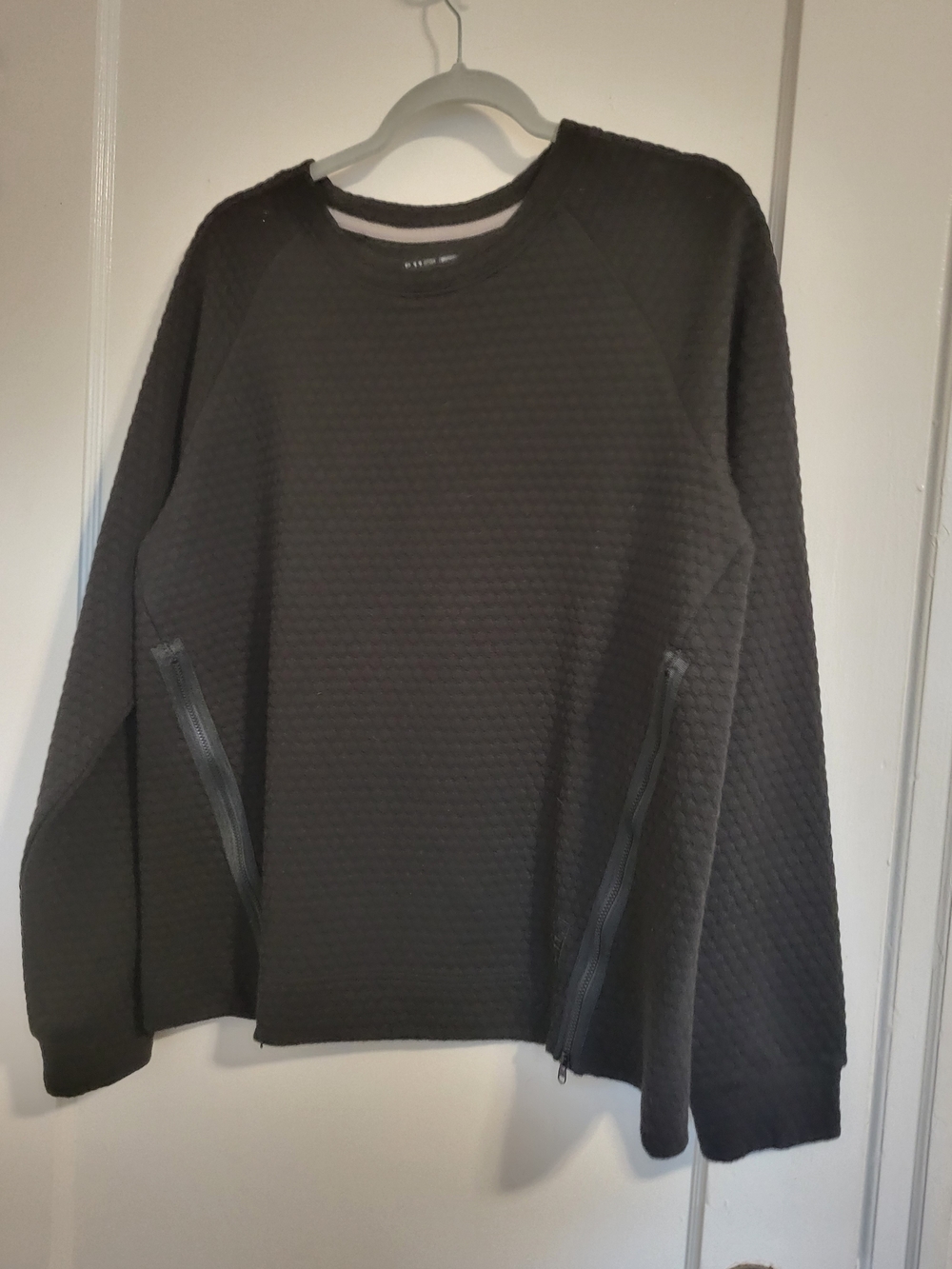 5.11 Tactical Black Quilted Crewneck Sweater